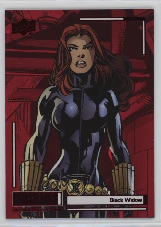2023 Upper Deck Allegiance Avengers vs X-Men Red Rainbow Black Widow #C41 0m4q