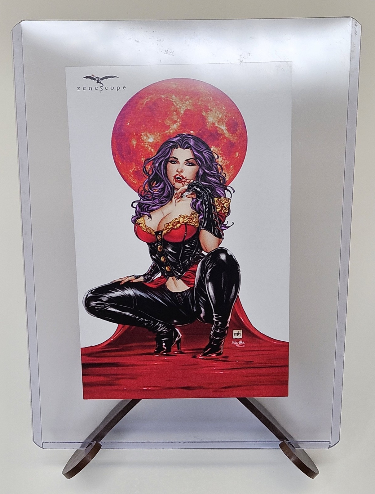 ZENESCOPE Comic Book STICKER Art Print Card Limited Ed. 3"x 5"