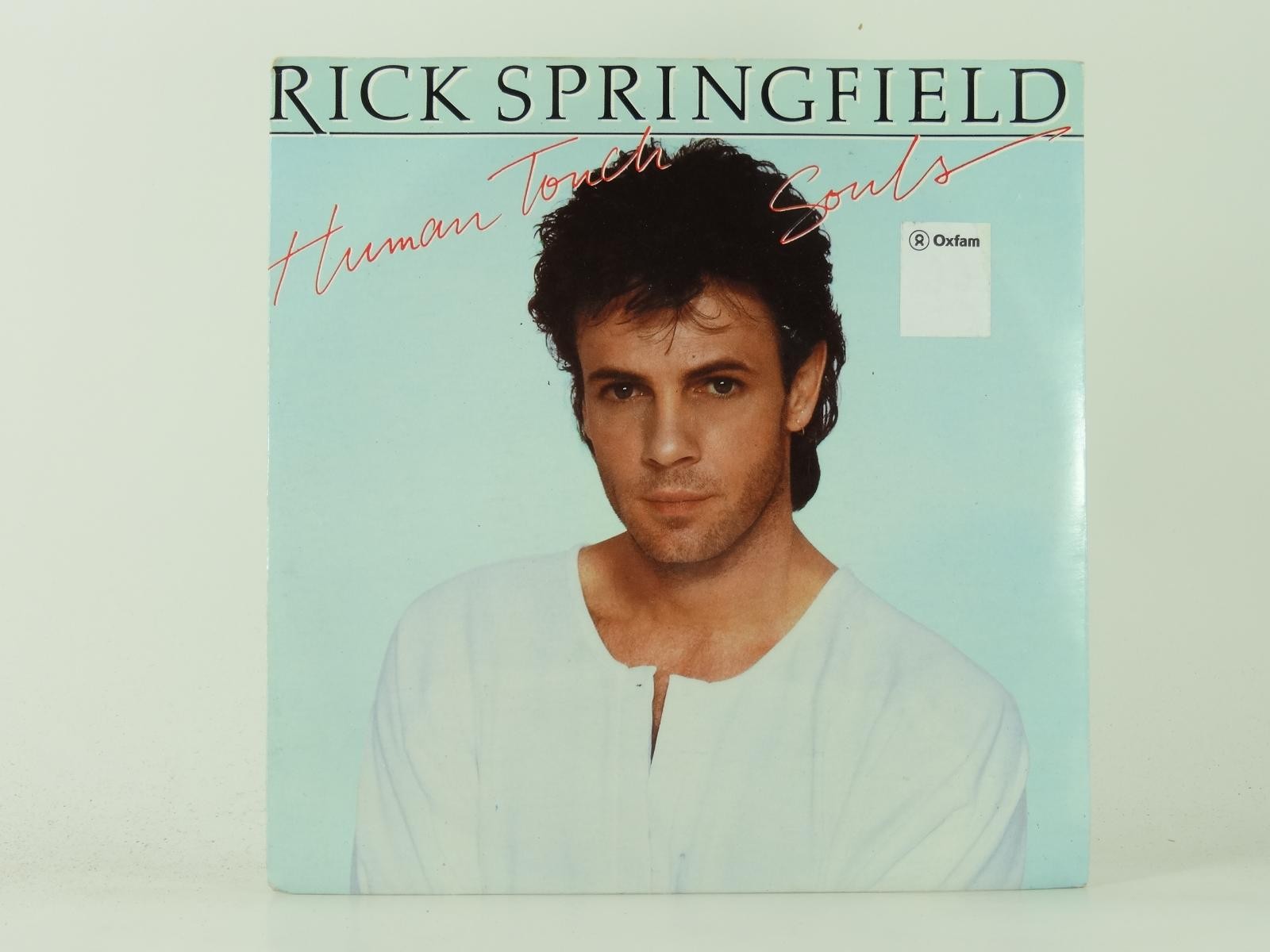 RICK SPRINGFIELD HUMAN TOUCH (46) 2 Track 7" Single plus Picture Sleeve RCA RECO