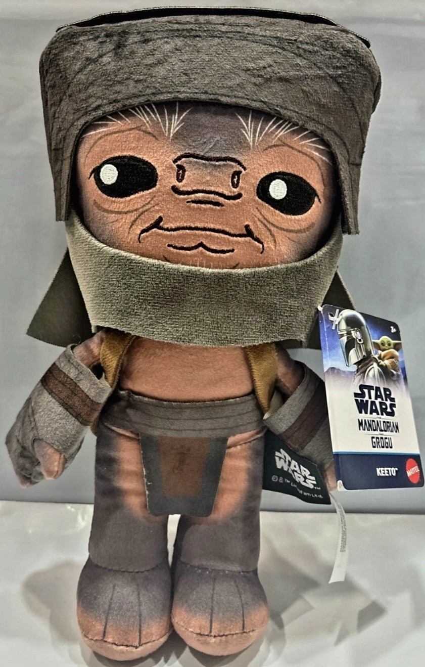 Peluche STAR WARS Mandalorian & Grogu film KEETO ANZELLAN droidsmith 9" 