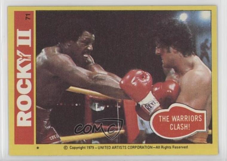 1979 Topps Rocky II Lo scontro dei guerrieri! #71 6ns