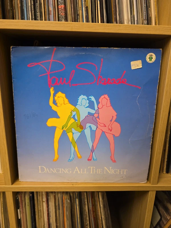 Paul Sharada - dancing all the night 12" mix vinile disco italodisco