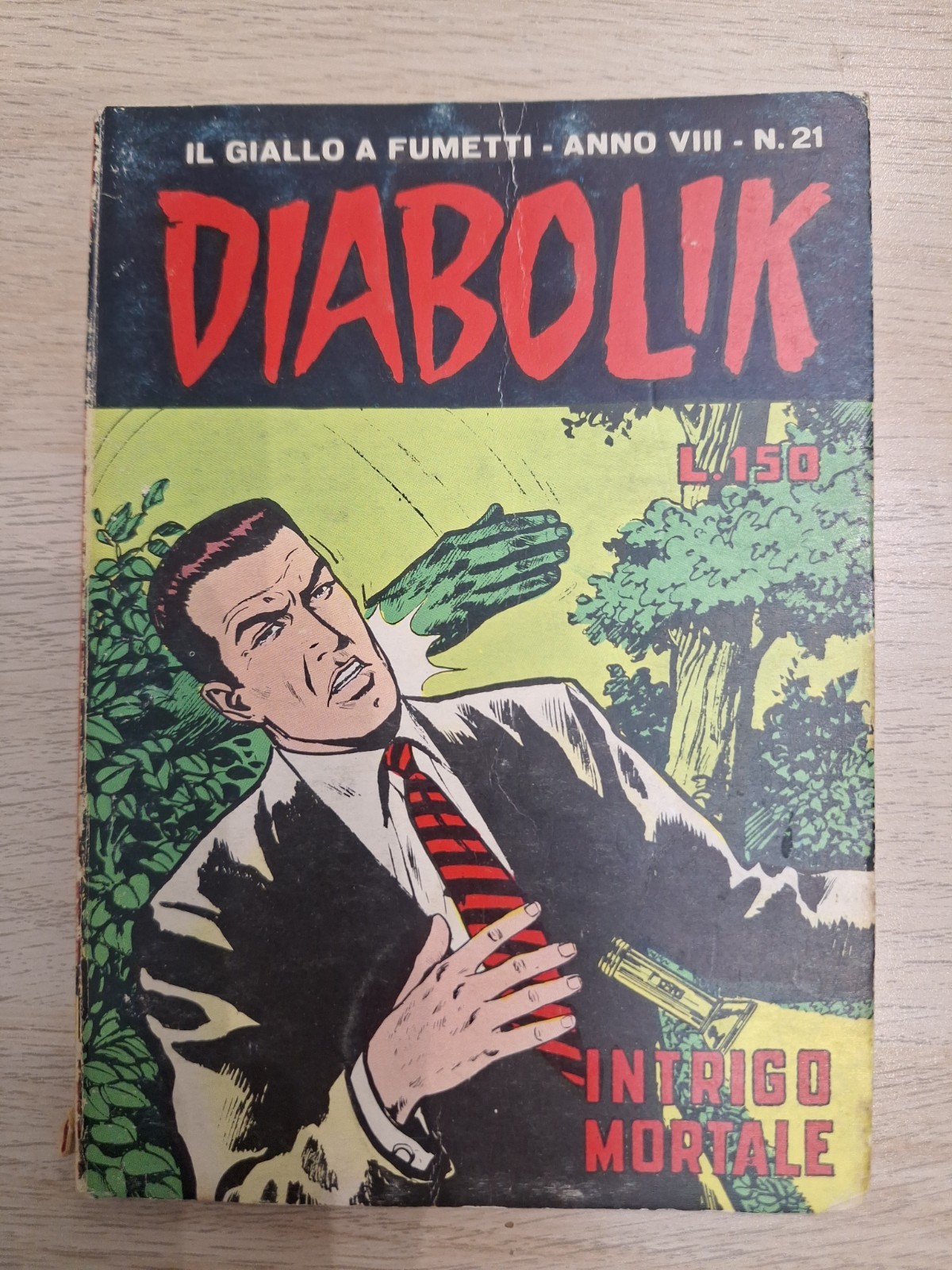 DIABOLIK ANNO VIII-8°, N. 21 ORIGINALE 1969