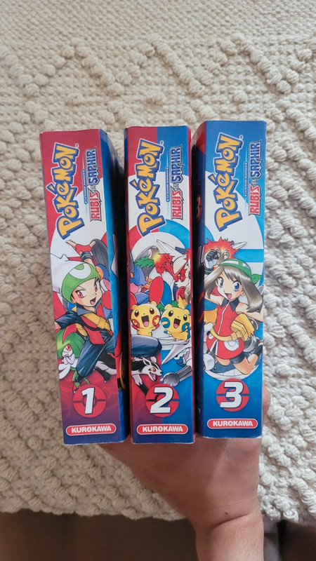 Lot de 3 livres pokemon