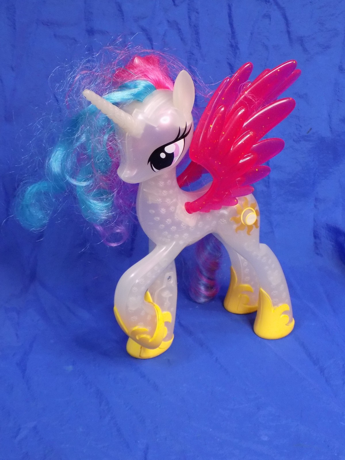 My Little Pony The Movie Glitter And Glow Princess Celestia Lights Up Tested