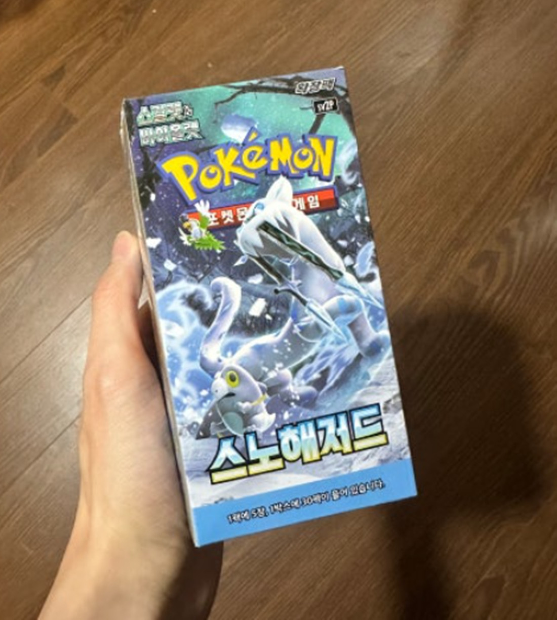Pokemon Card Sword&Shield Snow Hazard Expansion Booster Box Ver Korean