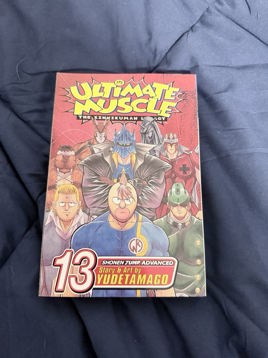 Ultimate Muscle Manga Vol 13 Yudetamago Kinnikuman Legacy inglese Viz prima stampa