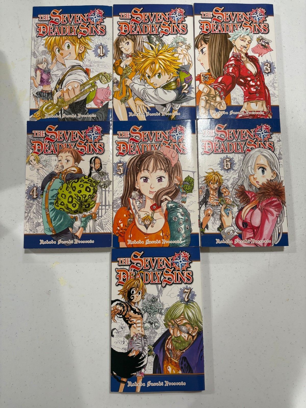 Seven Deadly Sins Manga Vols 1-7
