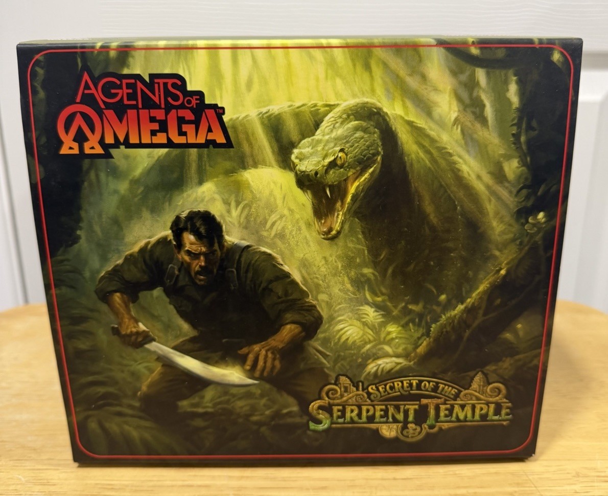 BigBadWorkshop Agenti di Omega Segreto del Tempio del Serpente Omega Figura + Serpente