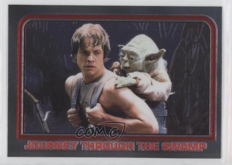 1999 Topps Star Wars Chrome Archives Viaggio attraverso la palude #42 0y59