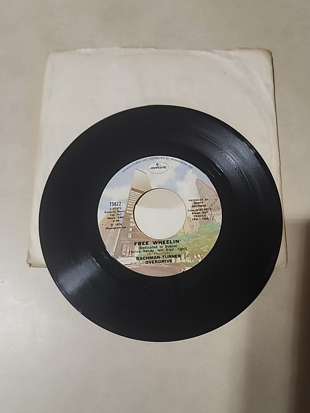 Bachman-Turner Overdrive – You Ain’t Seen Nothing Yet / Free Wheelin’ 45 RPM