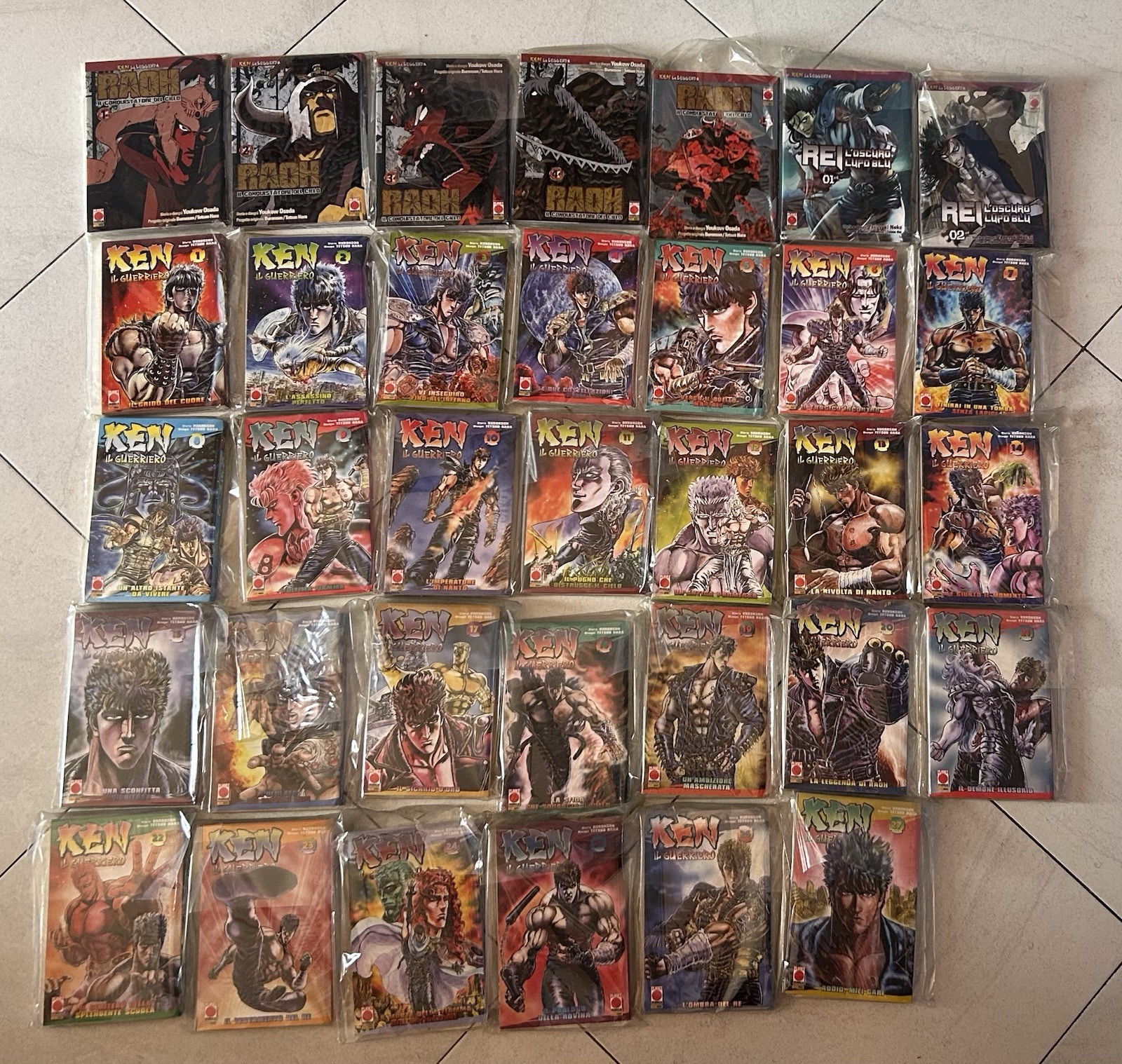 Planet Manga Lotto Manga Ken il Guerriero Completa + Raoh + Rei