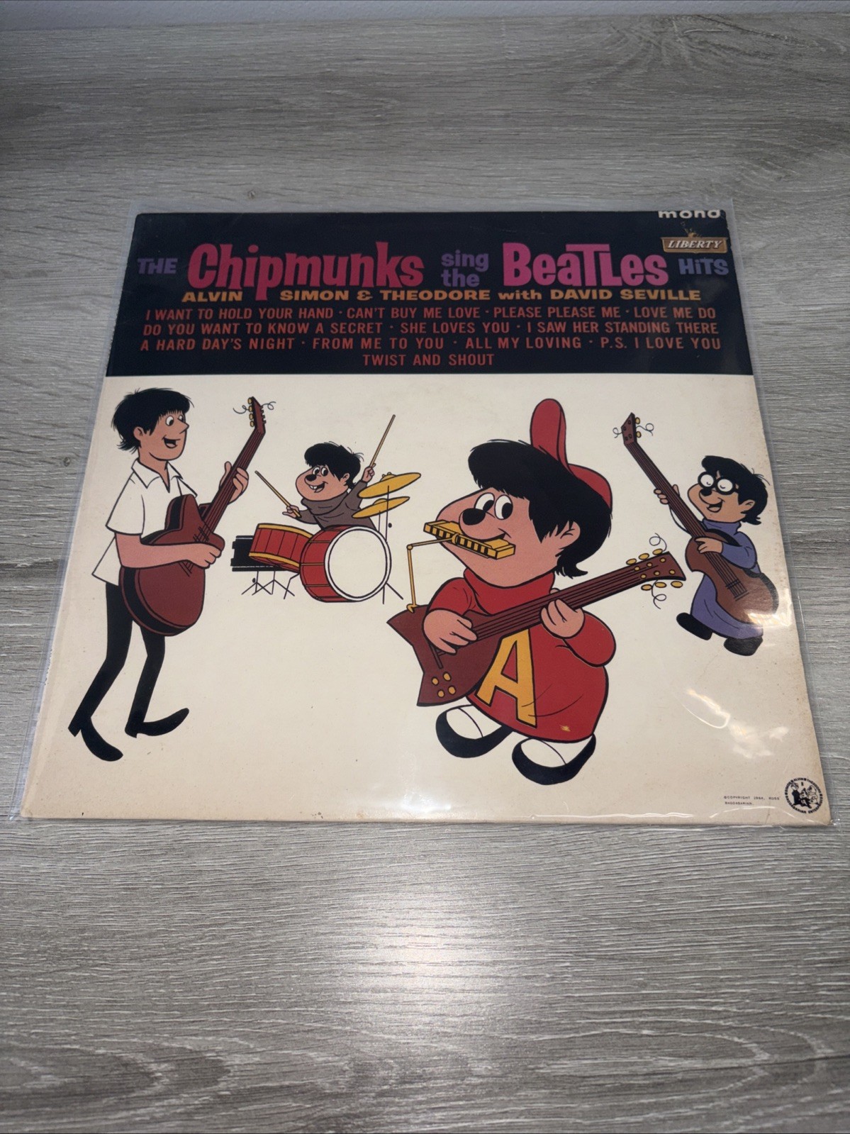 The Chipmunks Ain’t The Beatles Hits Mono 33 RPM Vinyl NUTM 31
