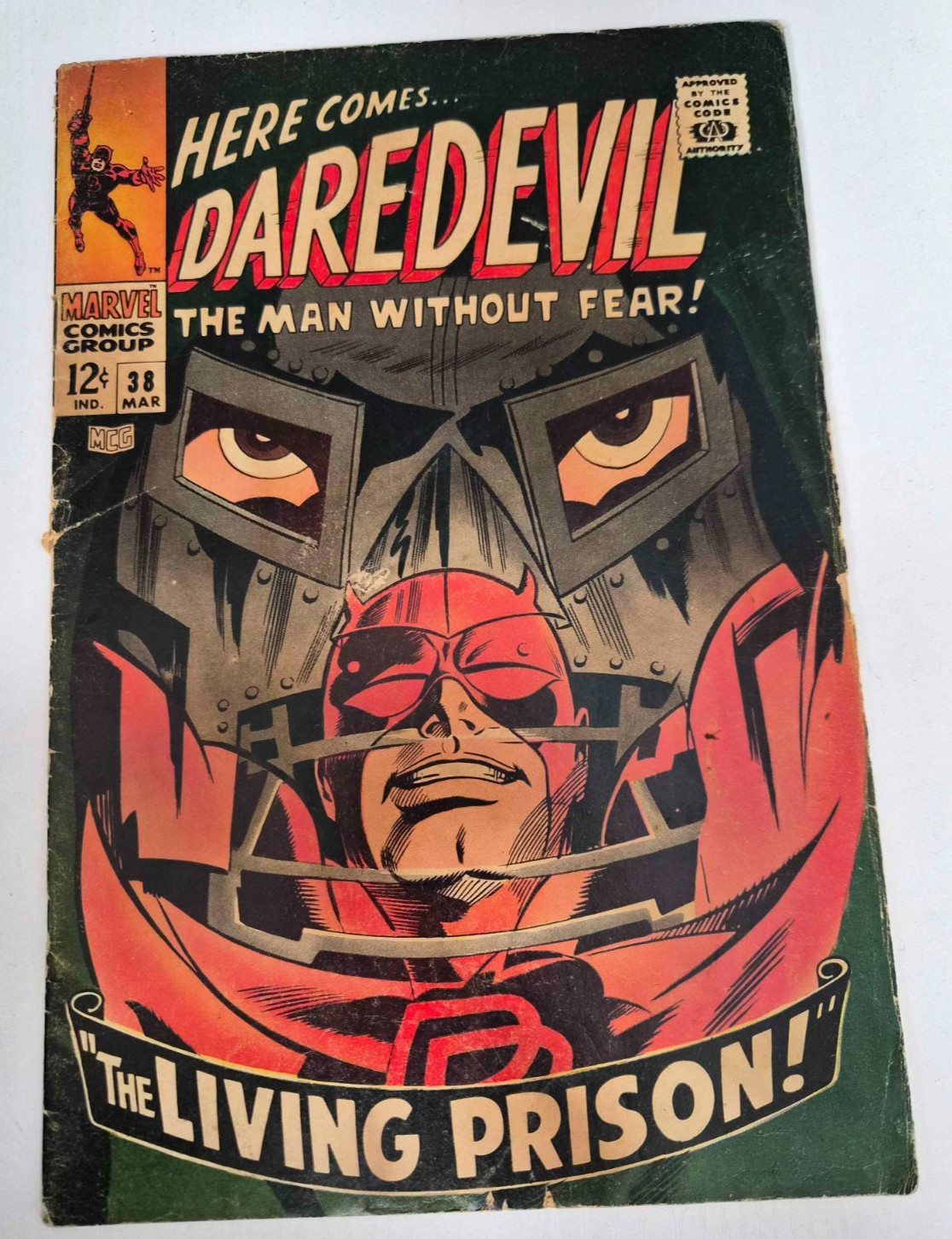 Marvel Comics Daredevil Vol. Copertina 38 Doctor Doom "La prigione vivente!"