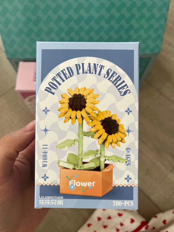 Sunflower mini bonsai building blocks