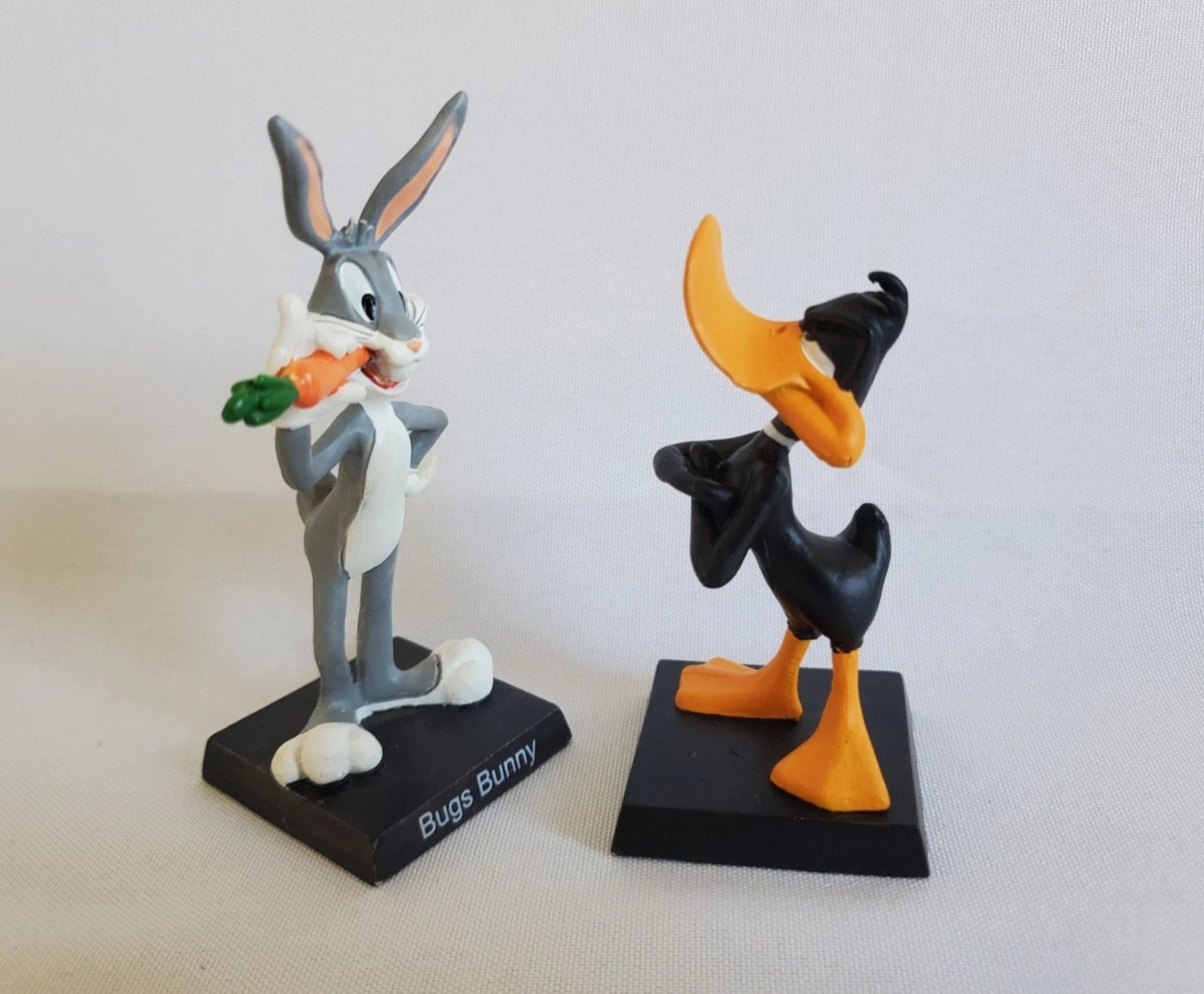 Bugs Bunny & Daffy Duck Lot 2 Figurines Looney Tunes NEUF Blister Scellé Warner