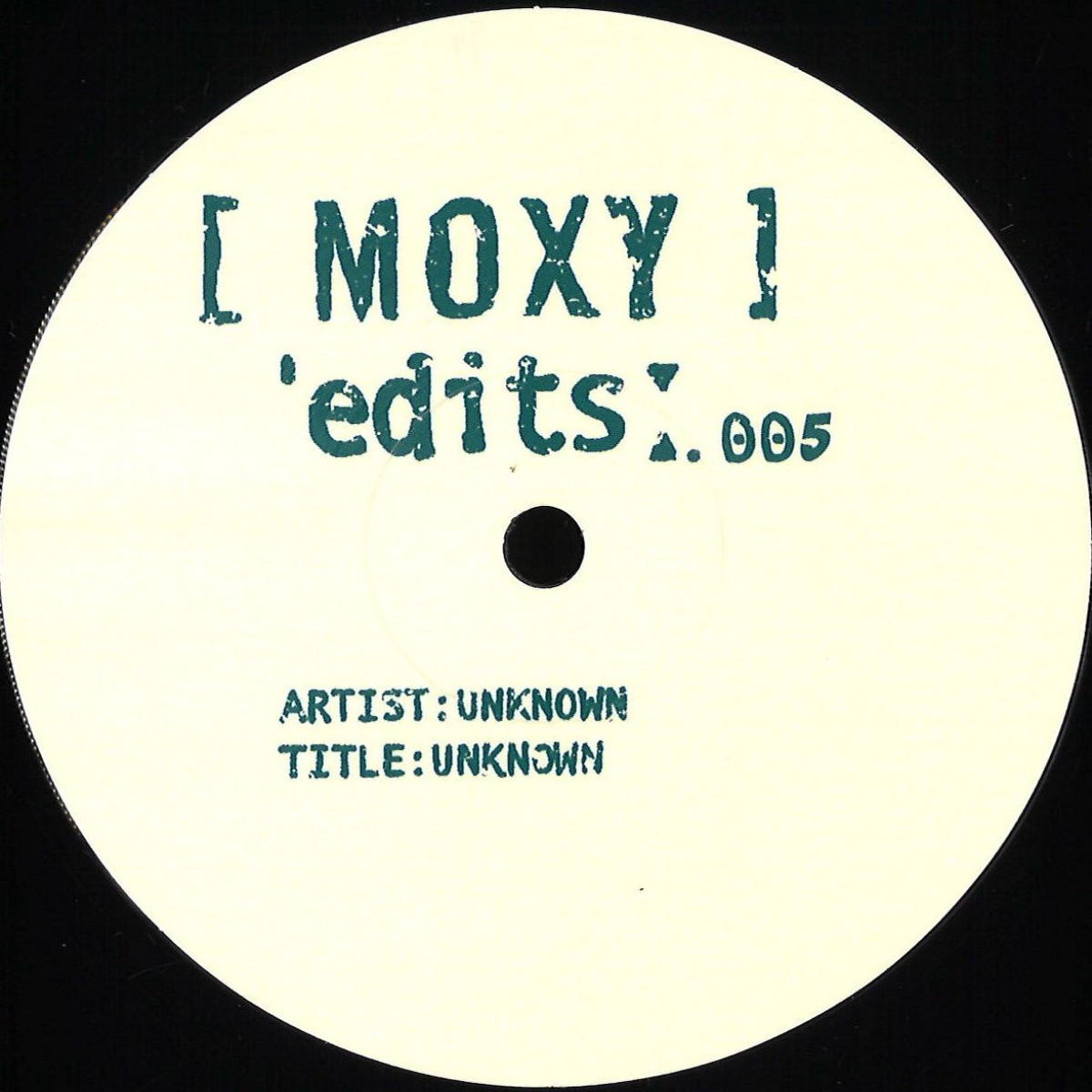 Unknown - (PRESALE 10/7/26) Moxy Edits 005 (VINYL 12" Moxy Muzik Edits) - HOUSE