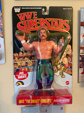 Mattel WWE Superstars Jake "The Snake" Roberts Modellino con Poster Snake