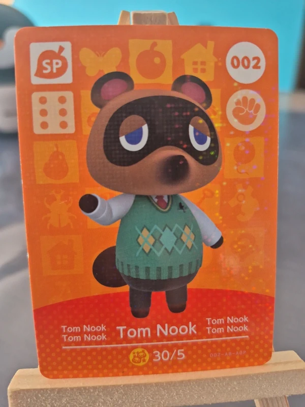 Carte amiibo animal crossing 002 tom nook