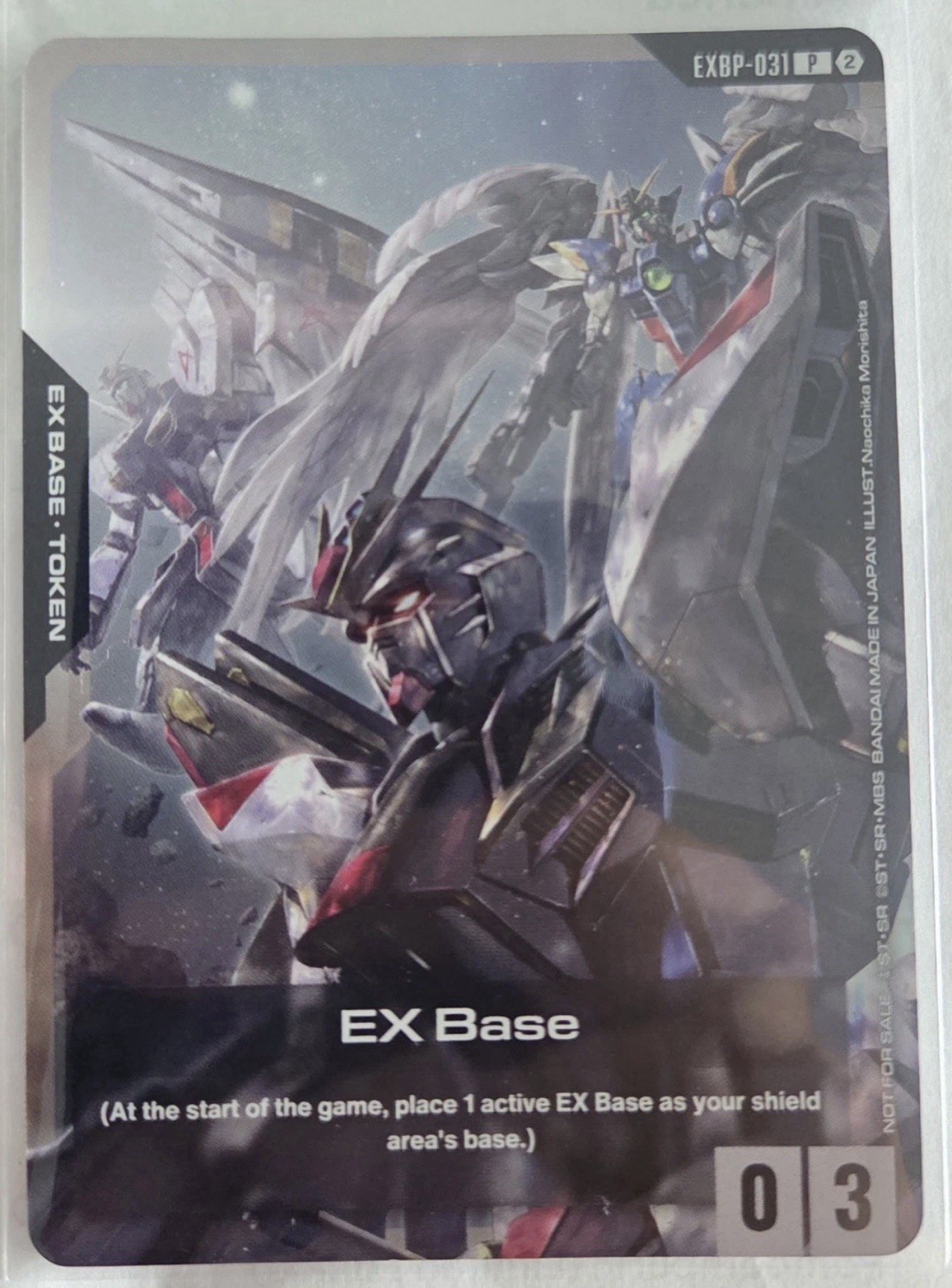 SDCC 2026 Gundam EX Base (EXBP-031) scheda promo esclusiva