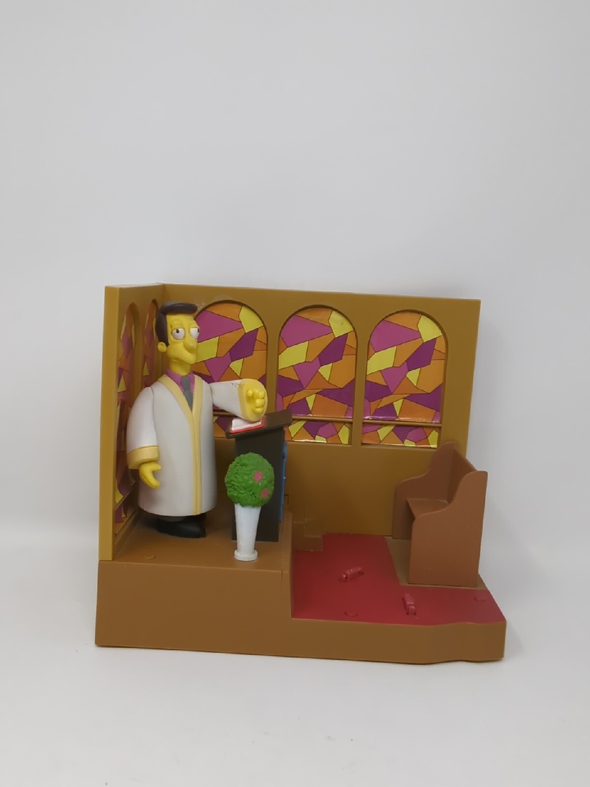 The Simpsons Reverend  Lovejoy First Church 2001 VTG Playmates Talking Figure