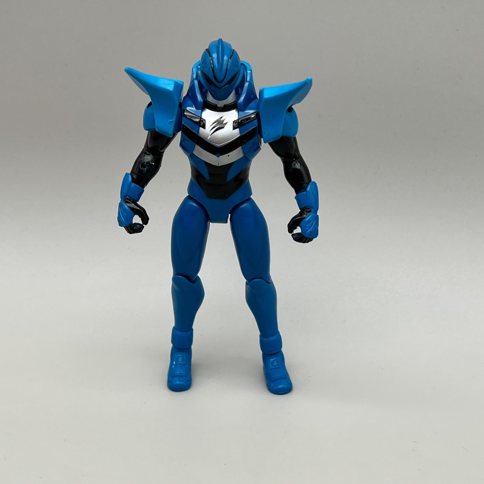 Bandai Power Rangers Jungle Fury Blue Ranger Action Figure Giocattolo 2007 5,75" #Q