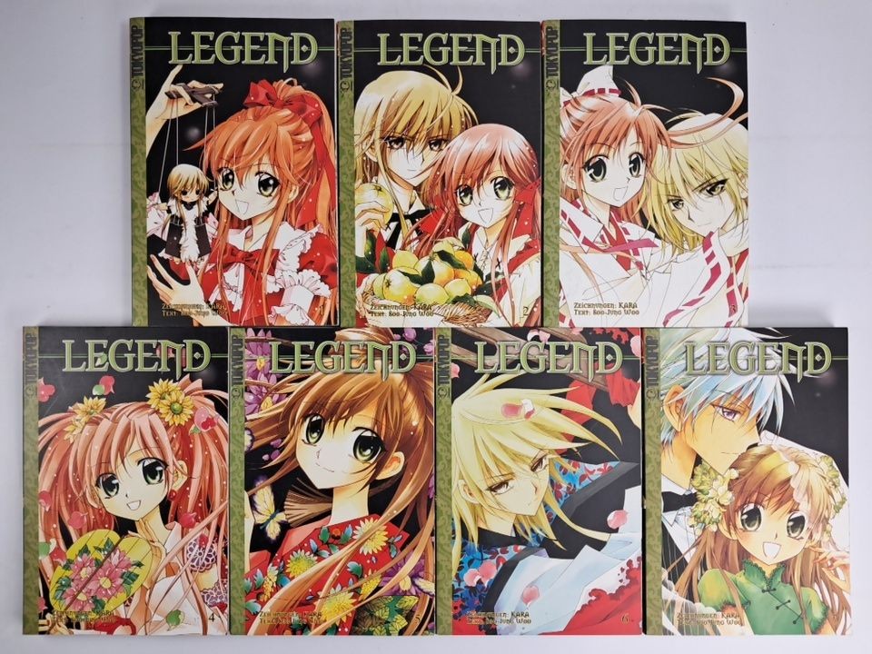 Manga: Legend 1-7, Kara & 800-Jung Woo, Tokyopop, Manhwa, usato, ottimo