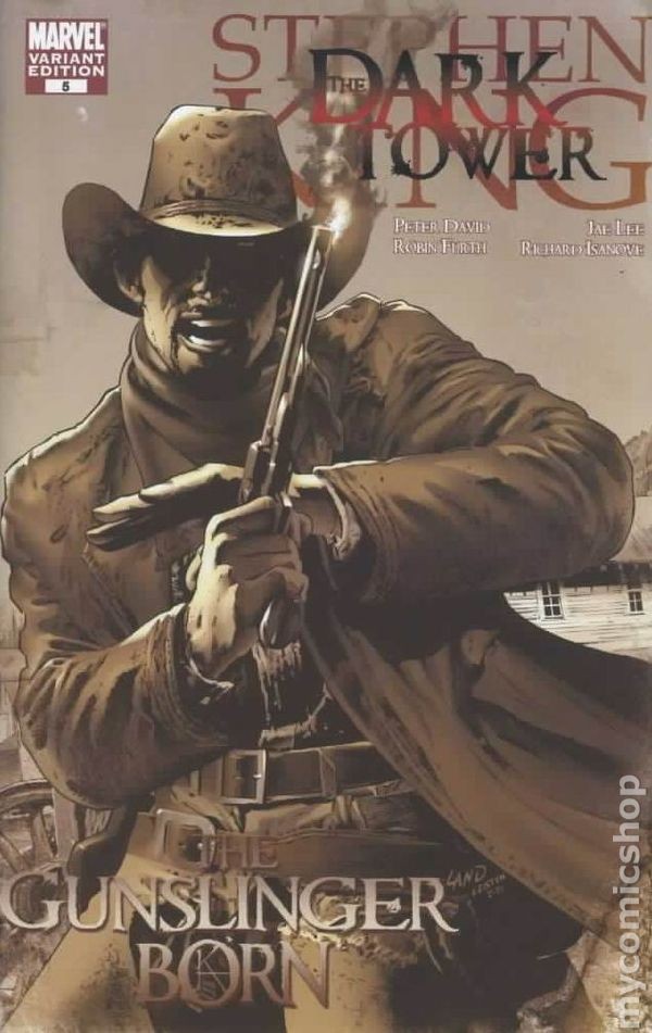 Torre Nera Il Gunslinger Born #5B Variante Terra FN 2007 Immagine Stock