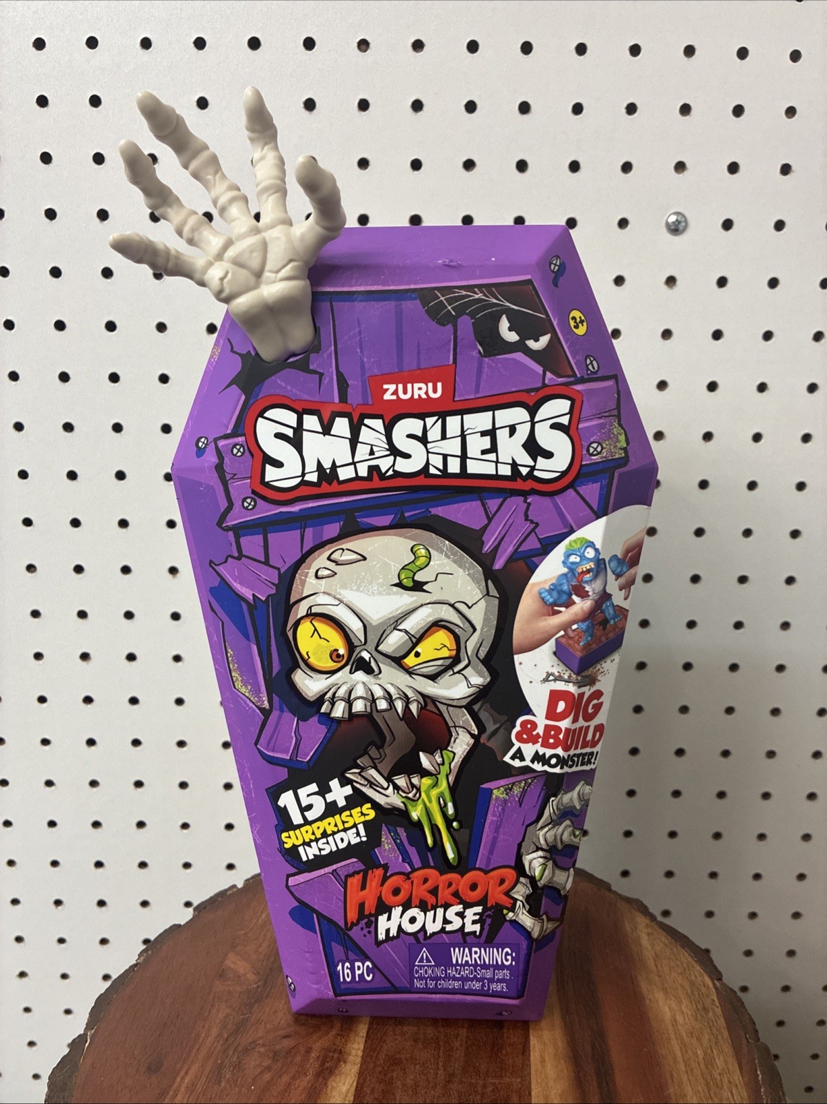 ZURU Smashers Horror House 15 sorprese bianco scavare e costruire a mano NUOVO sigillato
