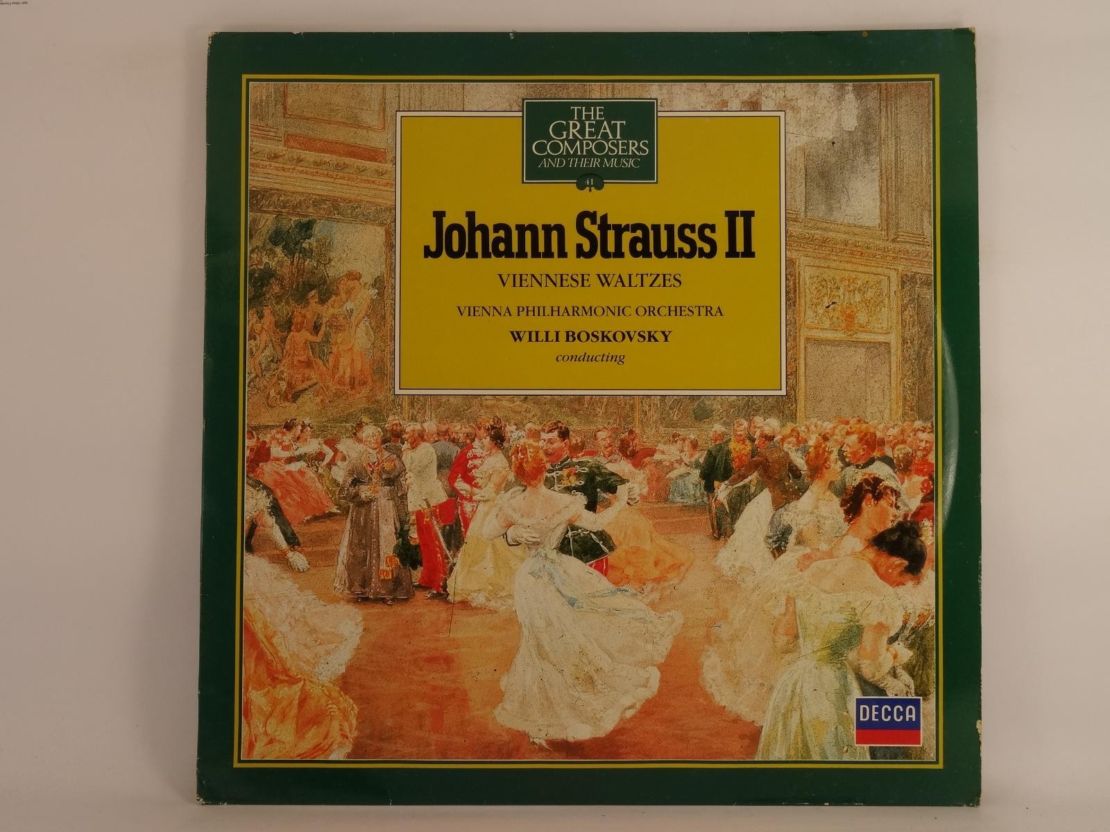 JOHANN STRAUSS II VIENNA PHILHARMONIC ORCHESTRA (372) 10 Track LP including Pict