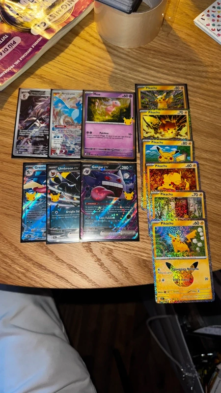 Pokemon lotto carte 30esimo anniversario