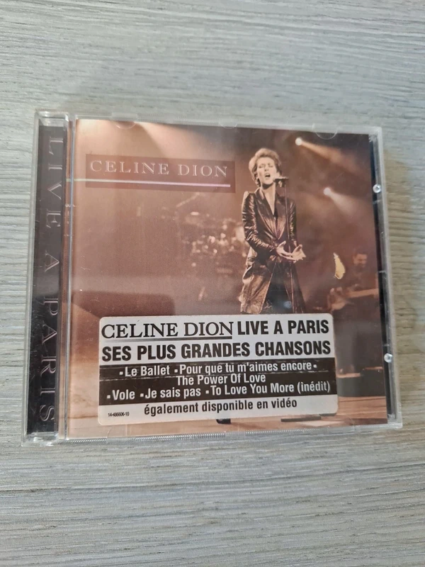CD 1996 Céline Dion - Live à Paris