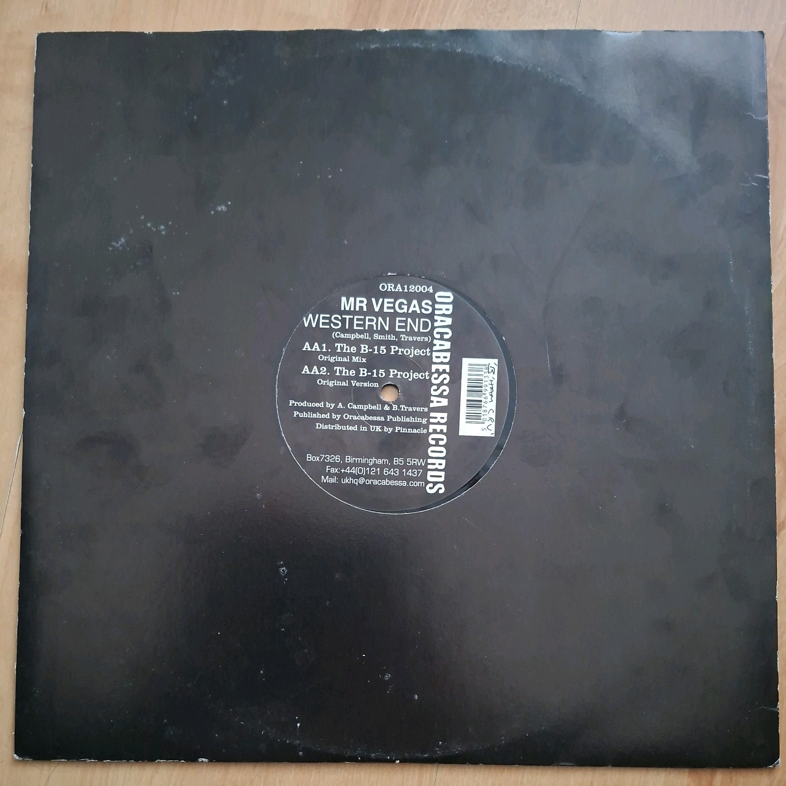 Mr. Vegas - Western End - B15 Project - UK Garage - Vinyl 12" Nr Mint - ORA12004