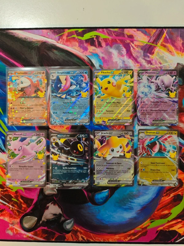 Lot cartes Pokémon 30 ans