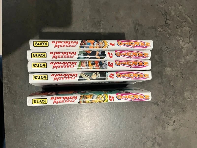 Naruto tomme 1 a 5