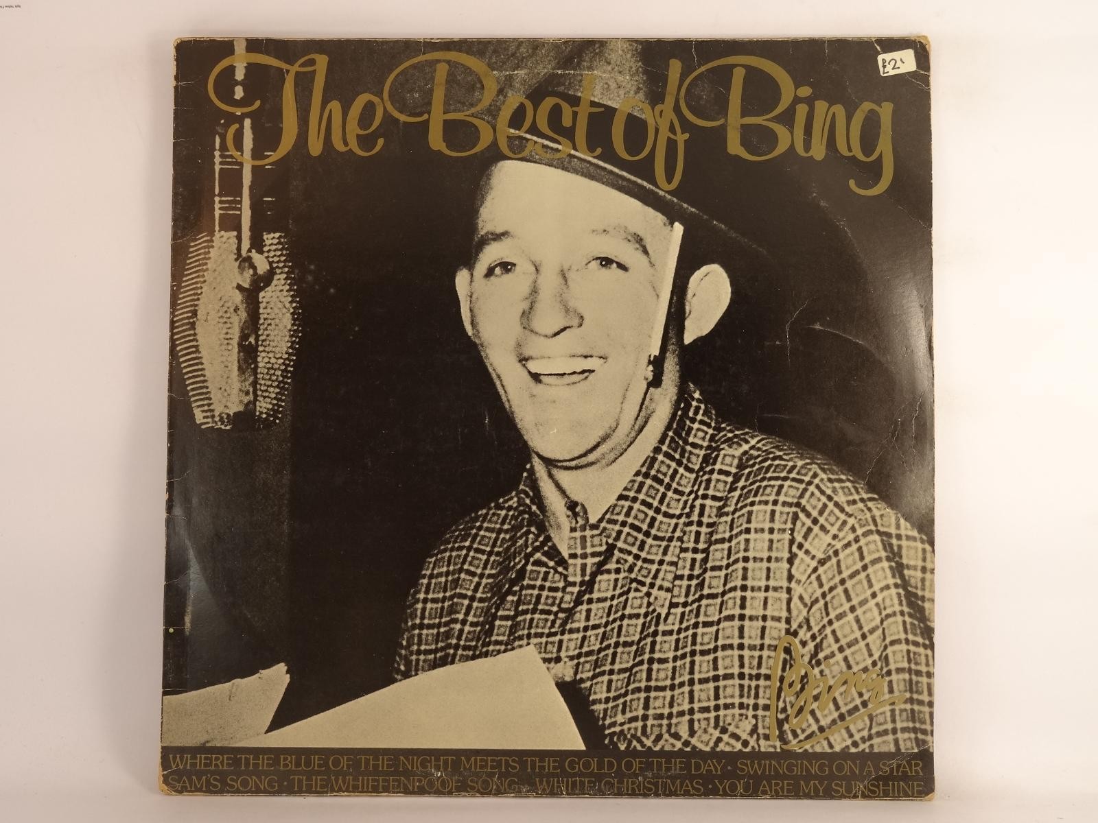 BING CROSBY THE BEST OF BING (389) 20+ Track LP plus Picture Sleeve MCA