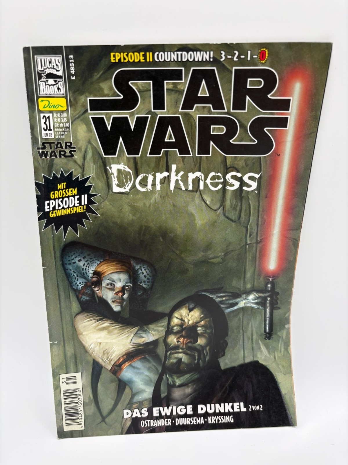 Star Wars Darkness n.31 - L'Eterno Oscurità - Dino Editore 2002 - Fumetto
