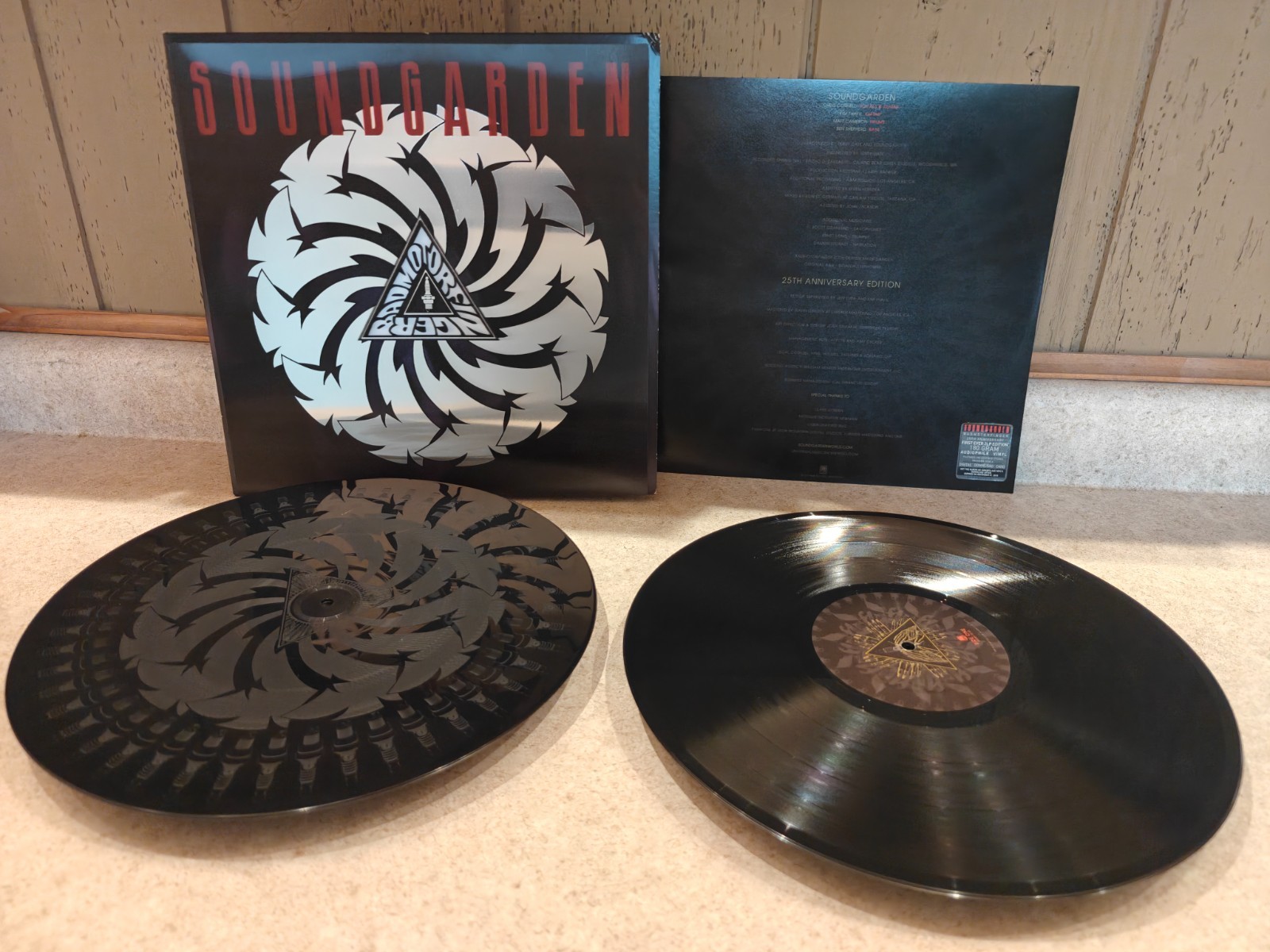 Soundgarden Badmotorfinger 25th Anniversary Etched Lenticular- 2 LP/VINYL VG+/EX