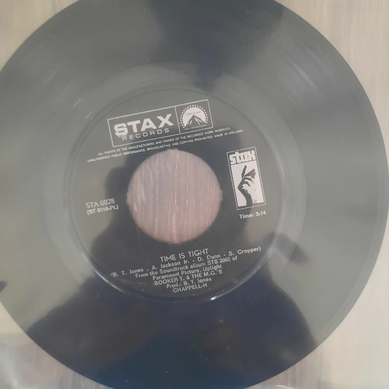 BookerT & The MG's - Time is tight   - 45rpm vinyl