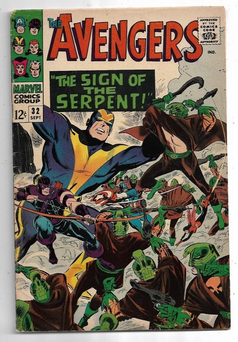 The Avengers #32 First Appearance Bill Foster (Black Goliath) VG (1966) Marvel