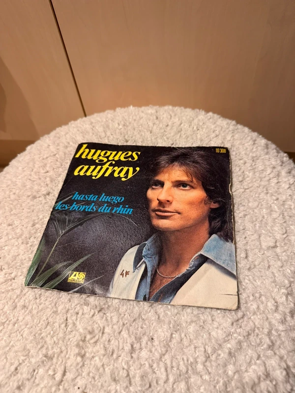 vinyle Hugues Aufray Hasta luego - Les bords du Rhin 45 tours