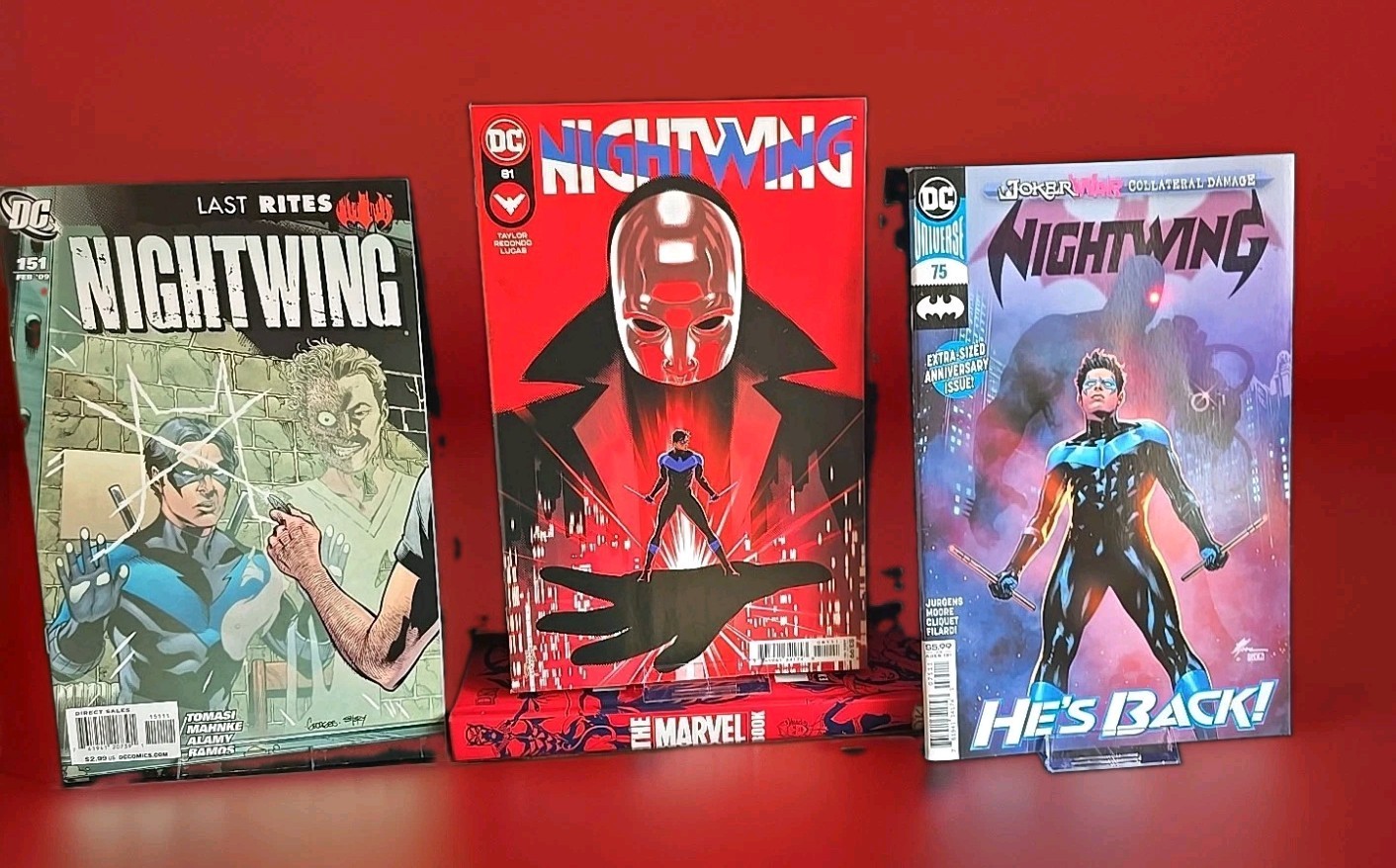 NIGHTWING #81 DC COMICS 2021 NM- 1st HEARTLESS ISSUE +#151  '09 + ANNUAL #75 LOT