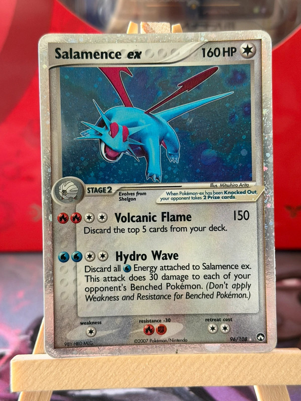 2007 Pokémon EX Power Keepers Salamence ex 096/108