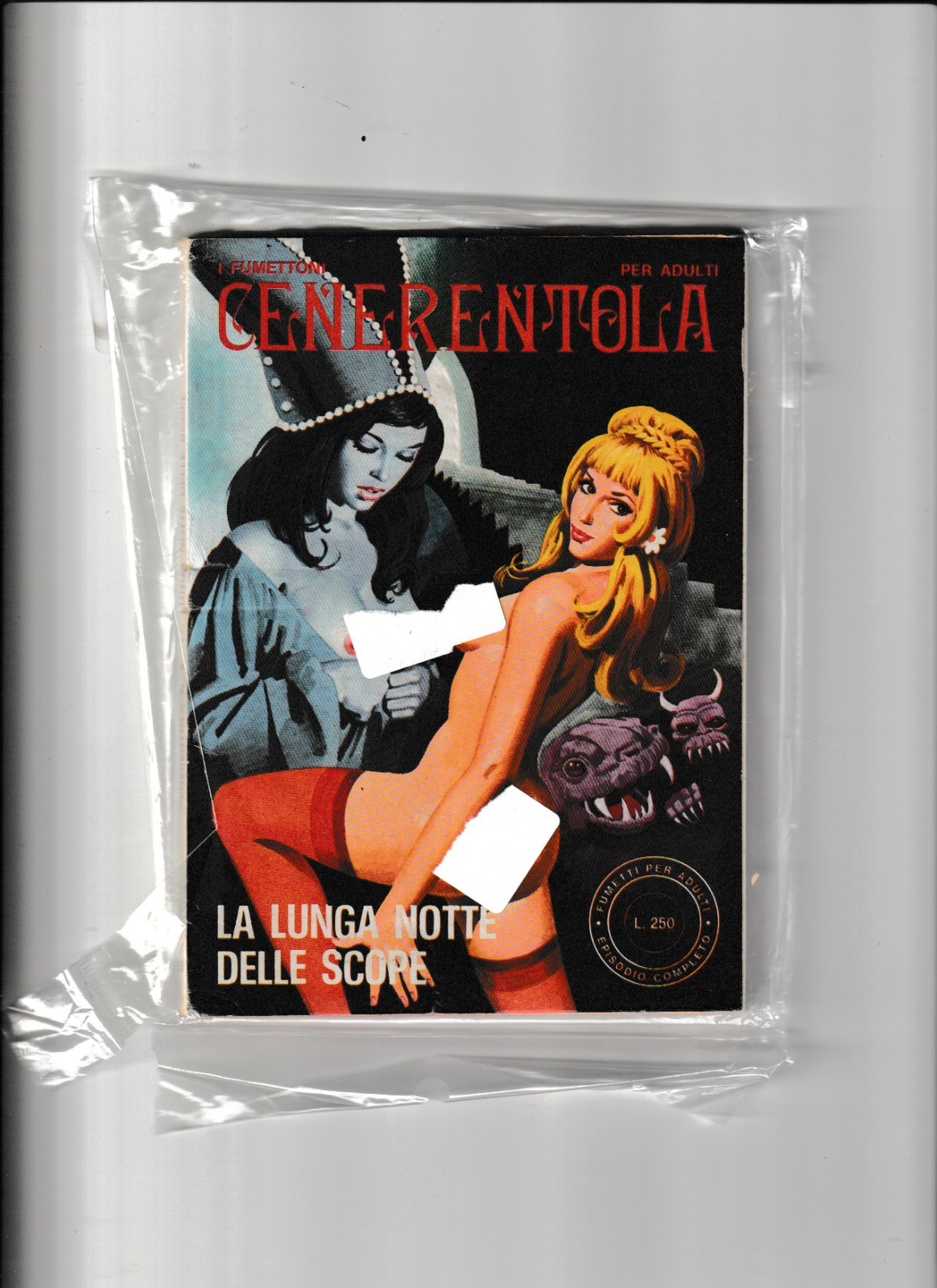 fumetto erotico  serie cenerentola numero 4  edifumetto 1975