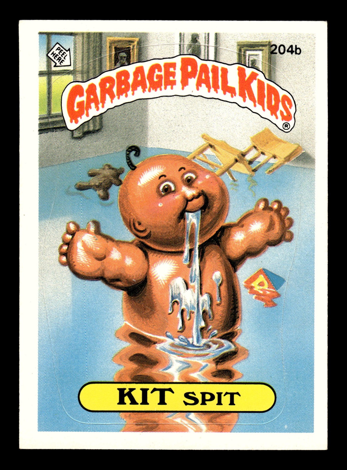 1986 Topps Garbage Pail Kids Series 5 #204b Kit Spit