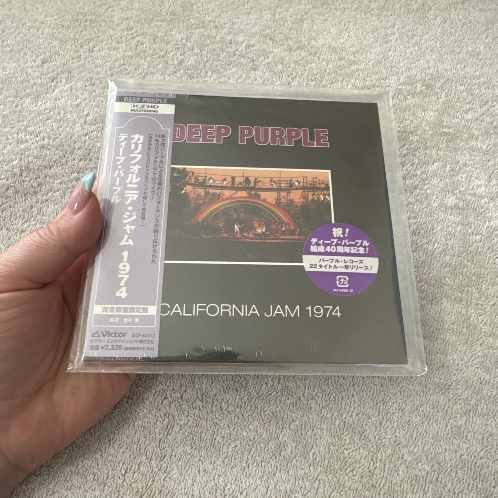 NEW** DEEP PURPLE California Jam 1974 CD *Japan IMPORT* OBI K2HD. RARE OOP !