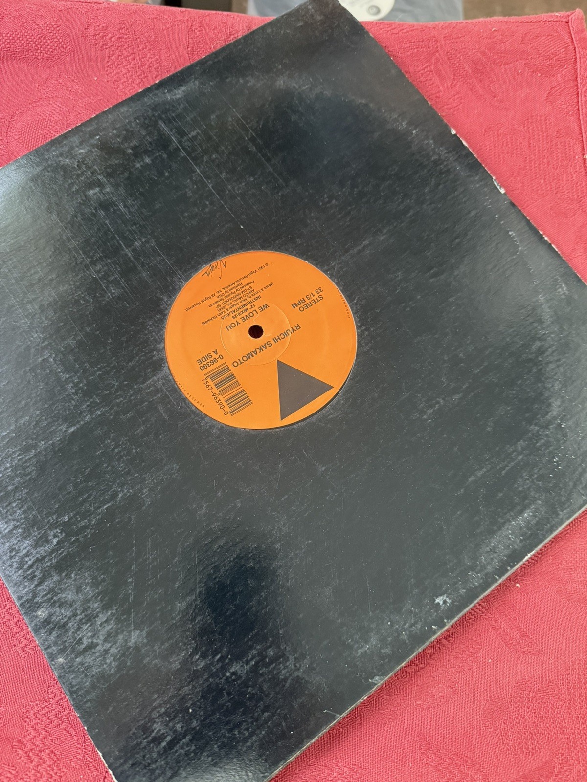 Ryuichi Sakamoto – We Love You (12" Vinyl Single, 1991) US