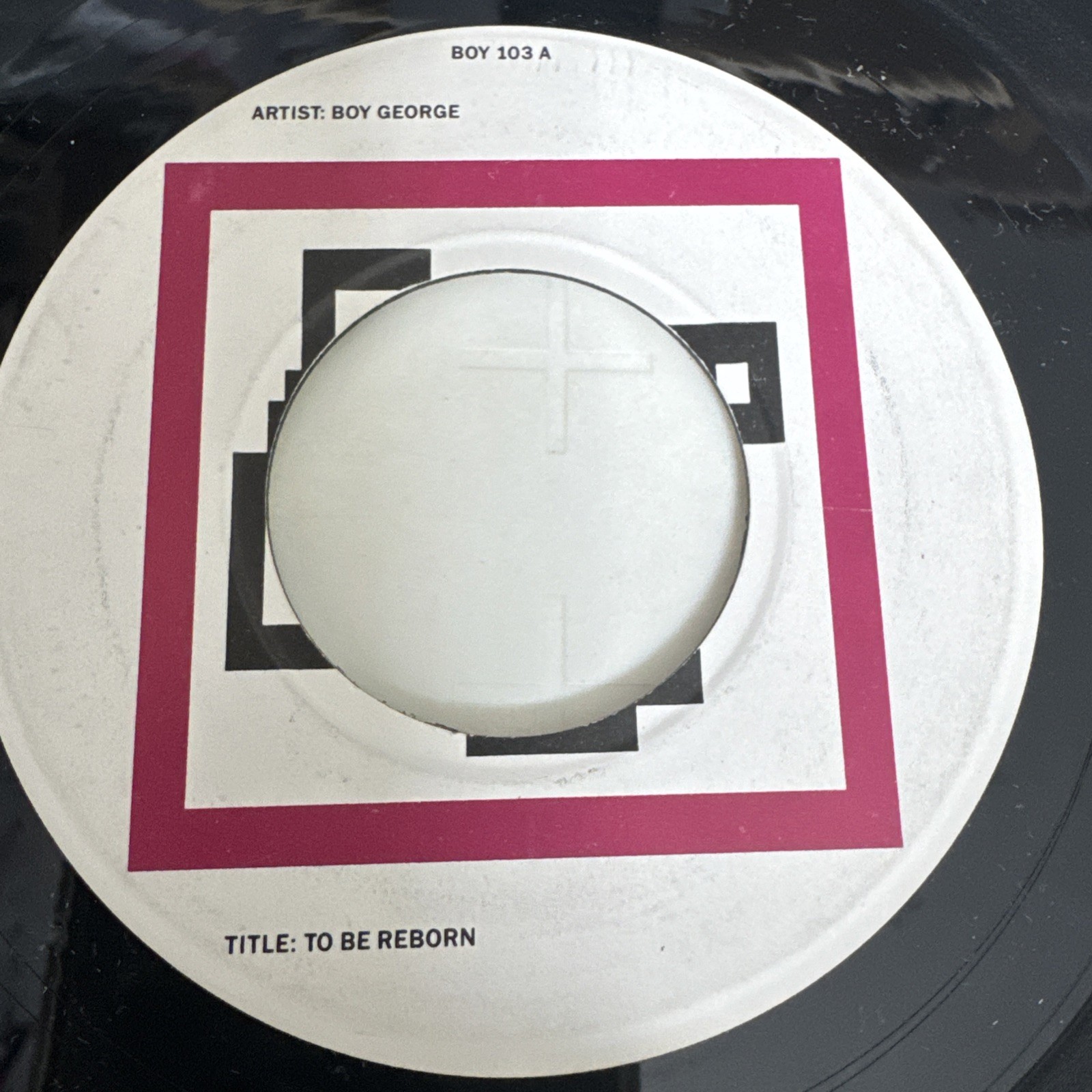 Boy George - To Be Reborn 7" Vinyl Single Record