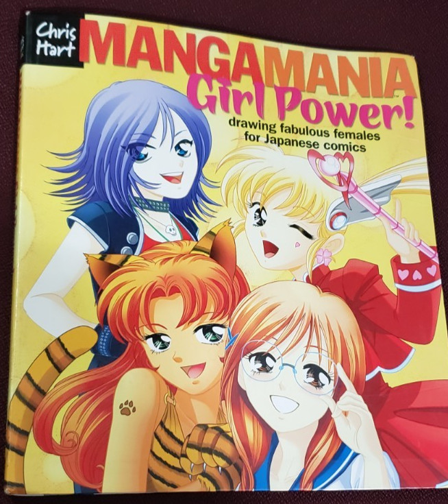 Mangamania Girl Power Drawing Femmine Fumetti Giapponesi Chris Hart Istruzioni Arte