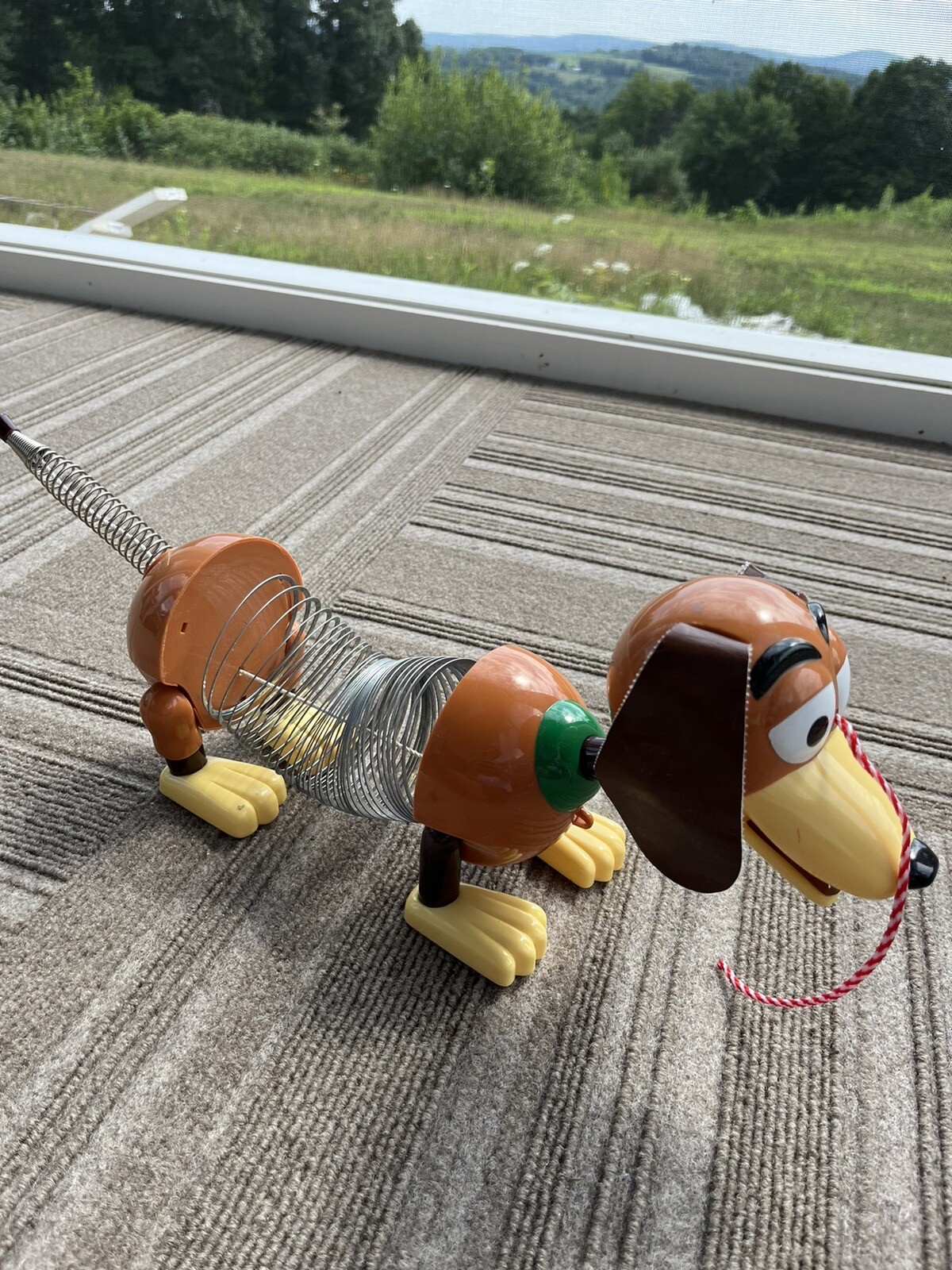 Disney Pixar TOY STORY Slinky Dog Pull Toy 1999 James Industries f2